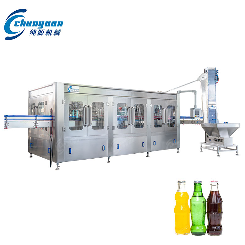 玻璃瓶可乐汽水灌装线