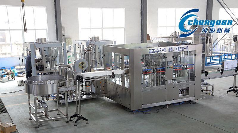 含汽饮料生产线